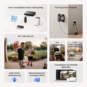 Overzicht van Reolink deurbel functies: opslag, PoE, 2K+ beeld, videogesprek, Smart Home.