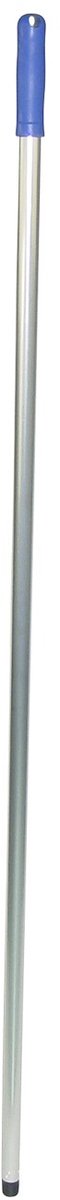 Mopsteel aluminium blauw 145 cm met schroefdraad