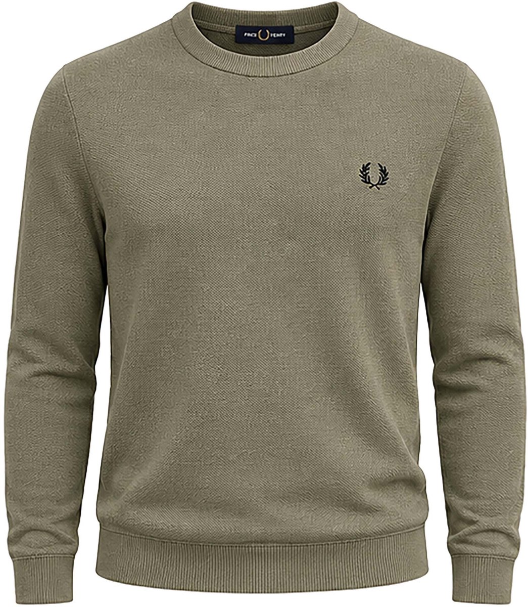 Fredperry Trui Fp Pique Stitch Jumper - Fashion Wear - Volwassen