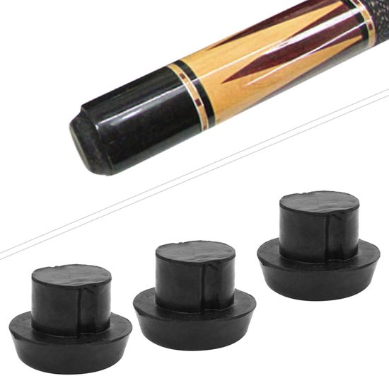 Dailygoods - Dailygoody - Biljartkeu Cover - Rubber Plug - Beschermend en duurzaam - 20 stuks - Eindkap voor biljartkeu - Perfect voor biljartliefhebbers — afbeelding 3
