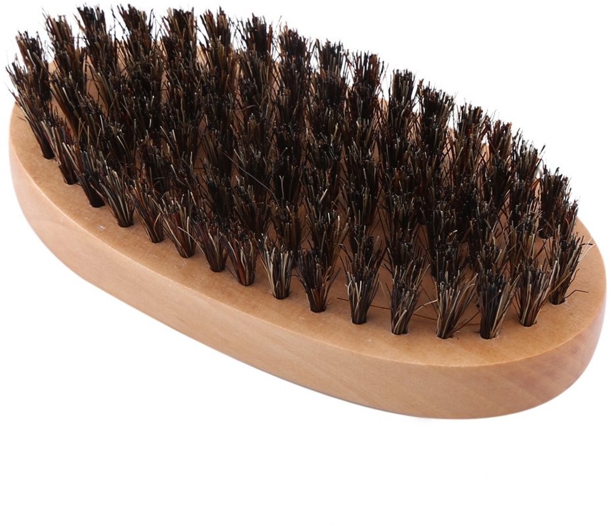 Dailygoods - Dailygoody - Baard Borstel - Natuurlijke Varkenshaar - Houten Handvat - Grooming Tool - Voor Mannen - Perfect voor Baard en Snor