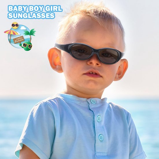 Dailygoods - Dailygoody - Zonnebril voor baby's - UV-bescherming - Gepolariseerd - 6 maanden tot 2 jaar - Kinderen - Niet opvouwbaar van Dailygoods — afbeelding 2