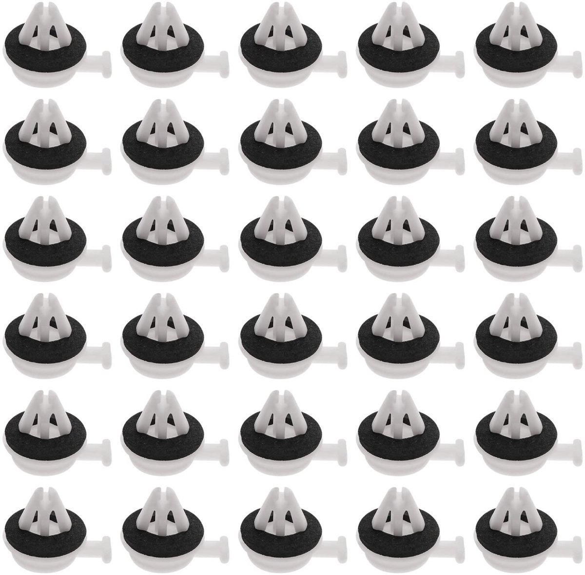 Dailygoods - Dailygoody - Voorruit Trim Clips - 30 stuks - Duurzaam - Wit - Auto Accessoires - Compatibel met Land Rover en Range Rover modellen