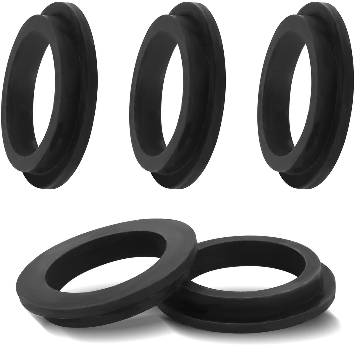 Dailygoody - Intex Pool Vervangingsringen - Set van 5 - Rubber O-Ringen - Onderdeel voor zwembaden - Pool accessoires - Geschikt voor Intex modellen