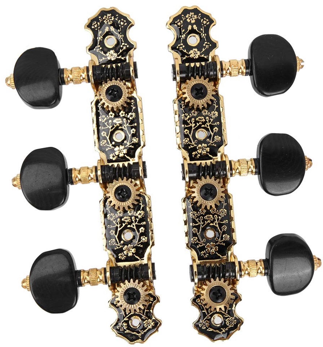 Dailygoody - OmGoods - Dailygoody - Stemwervel - Gitaaraccessoire - Elegante afwerking - Zwart - Vervanging voor akoestische en elektrische gitaar - Geschikt voor elke gitar