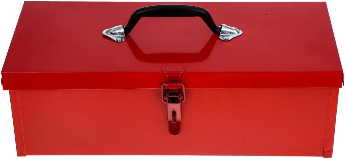 Dailygoods- Gereedschapskist metaal - Kleine Gereedschapskist - Opberggereedschap - Speelgoedkist - Compacte Opbergoplossing - Duurzaam Materiaal - Opbergbox