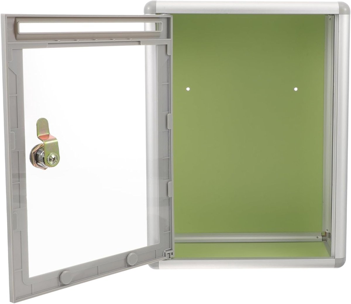 Dispenser met transparante deksel, wandmontage brievenbussen, veilig en praktisch voor post en pakketjes