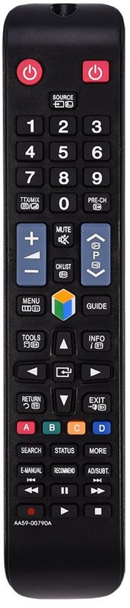 Dailygoods - Dailygoody - Vervangende Afstandsbediening voor TV - Draagbaar en Duurzaam - Ergonomisch Ontwerp - Tot 10 m Bereik - Geschikt voor AA59-00790A - Gebru