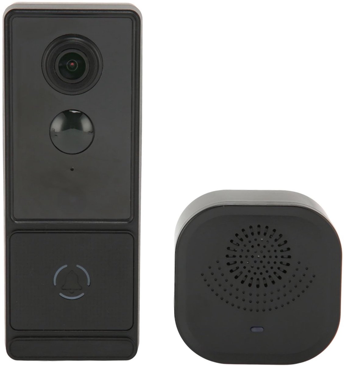 Dailygoods - Dailygoody - Draadloze Deurbelcamera - 5G WiFi - Nachtzicht - HD-camera met Groothoeklens - Bewaking binnen en buiten - Lange Batterijduur - PIR-detect