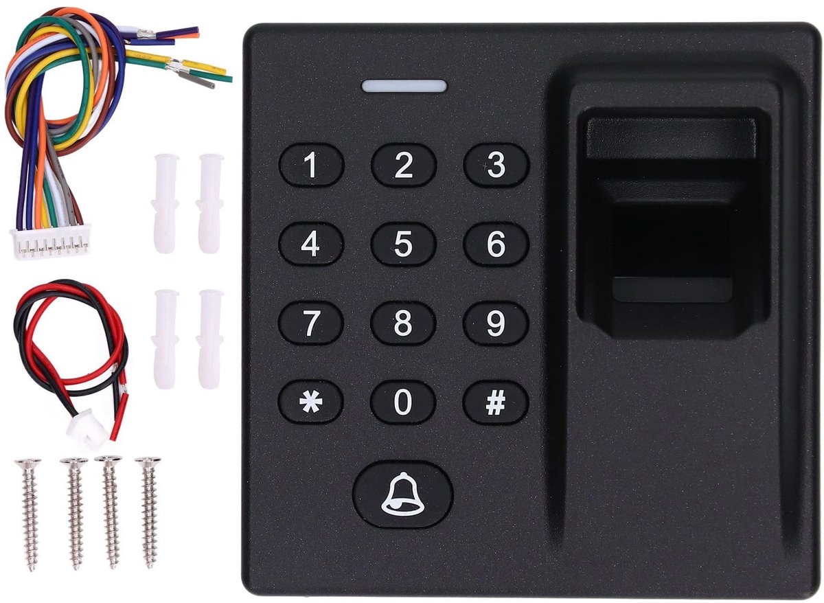 Dailygoods - Dailygoody - Toegangscontrole Deurslot - Elektronisch Smart Keyless - USB-functie - Vingerafdruk Deurslot - Veiligheidssysteem - Geschikt voor Huizen