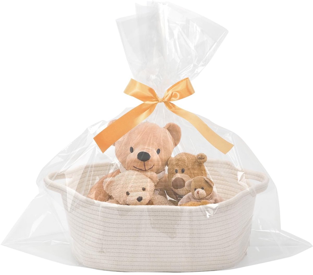 Dailygoods - Lege Geschenkmand met Cadeauzakjes en Linten voor Diverse Gelegenheden