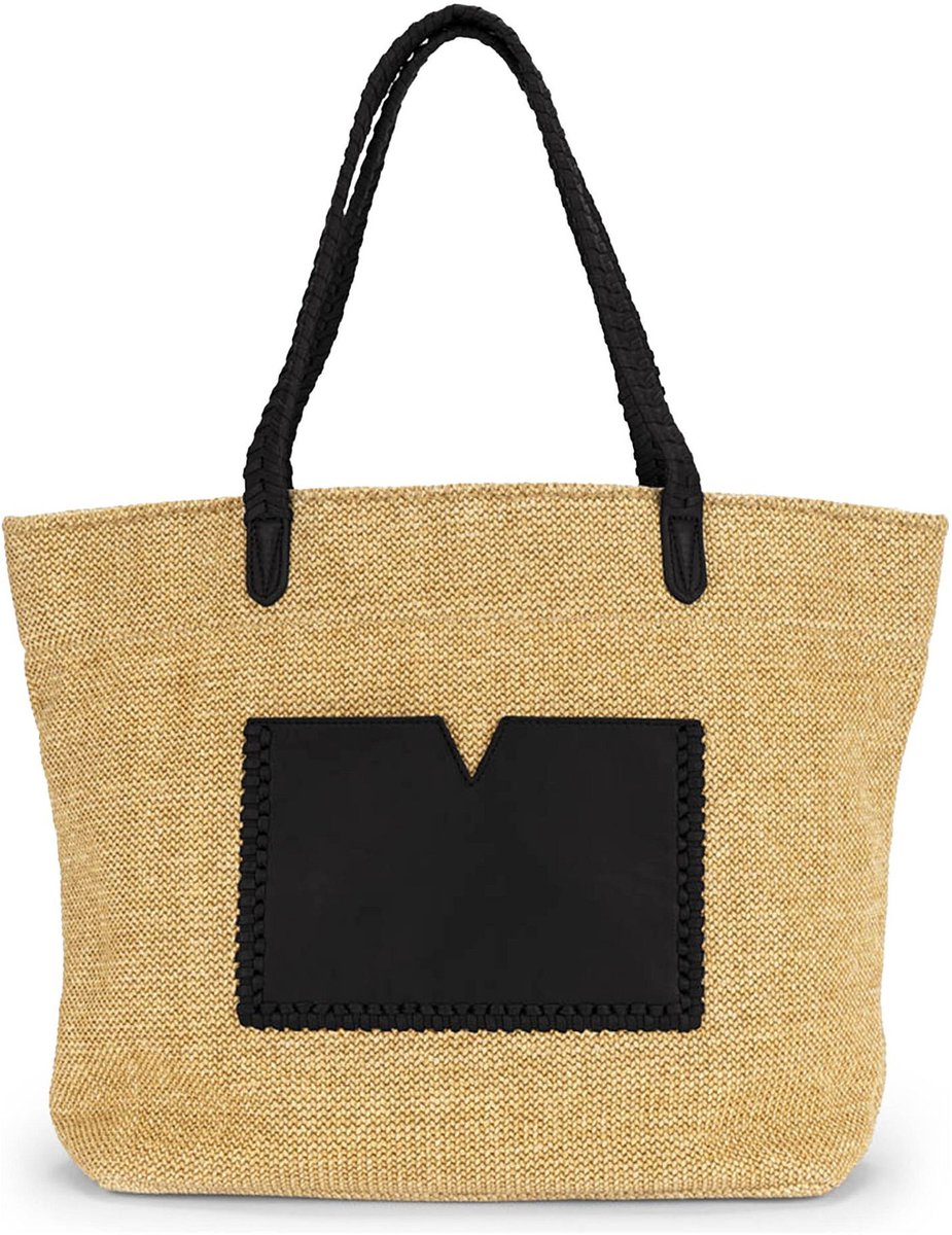 LES VISIONNAIRES Nea Shopper Tas 50 cm - 34 L - black-cream