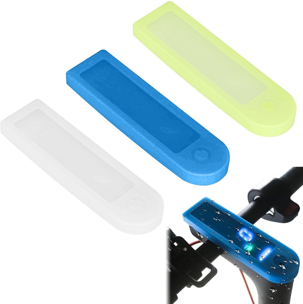 Dailygoods - Set van 3 Beschermhoezen voor E-scooter Display in Kleurrijke Stijlen