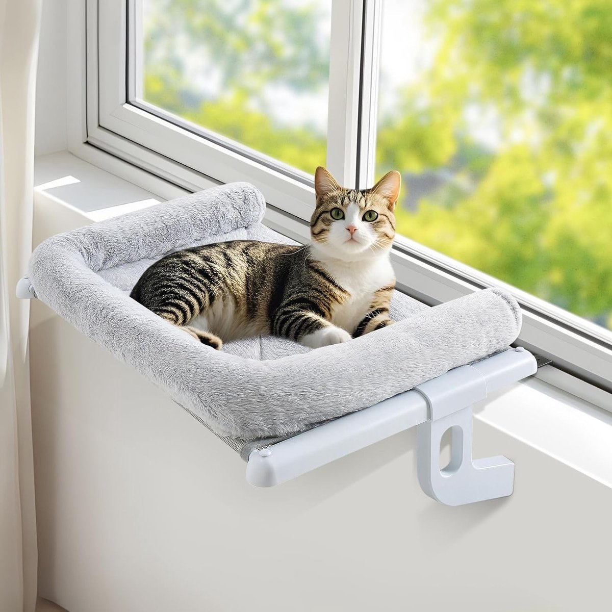 Hangmat voor katten - Raam en vensterbank ligkussen voor katten - Luxe kattenbed voor balk