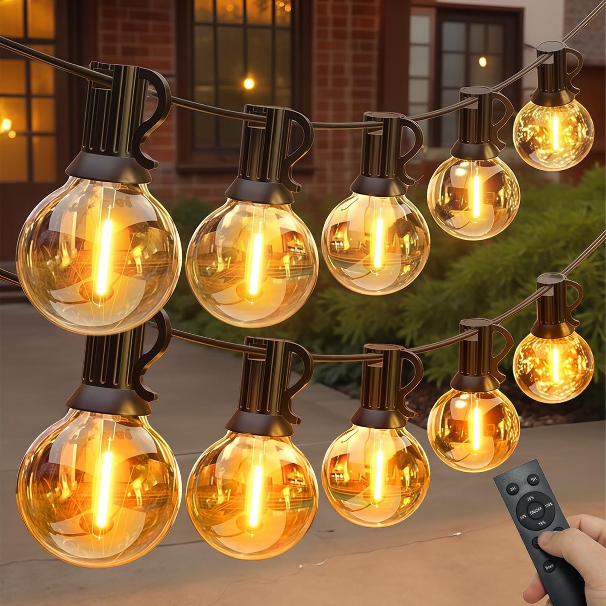 Dailygoods - Lichtsnoer voor Buiten met 30 LED's en Afstandsbediening