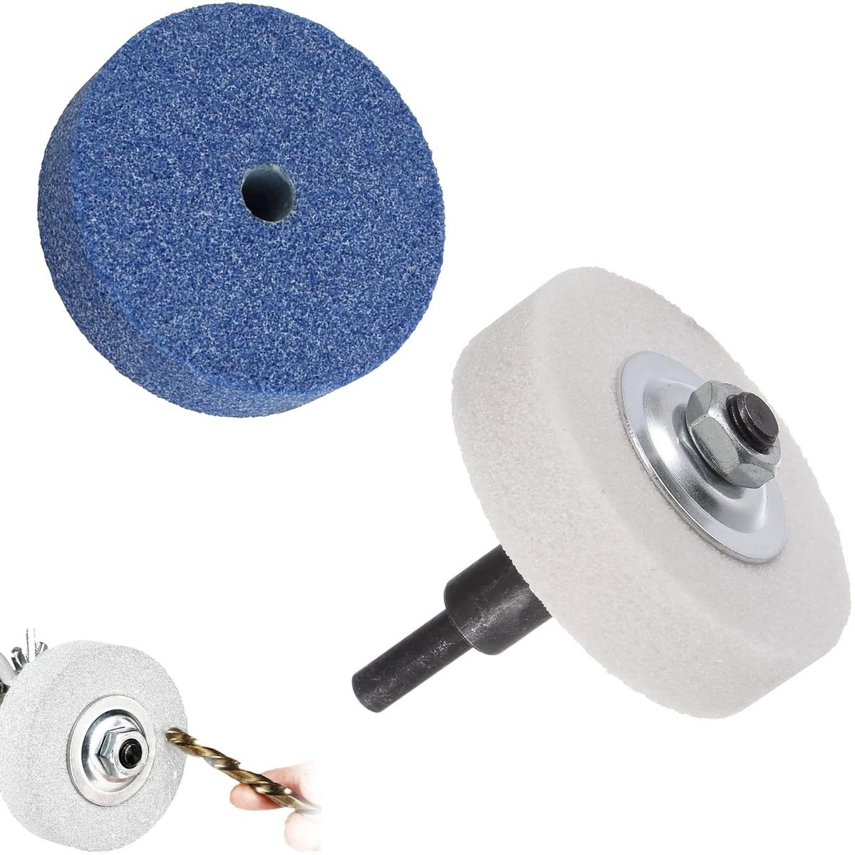 Dailygoody - Bankslijpschijf - Slijpschijf voor staal en metalen - Duurzaam en veelzijdig gereedschap - 10 cm - Geschikt voor schuurmachines - Hoogwaa..