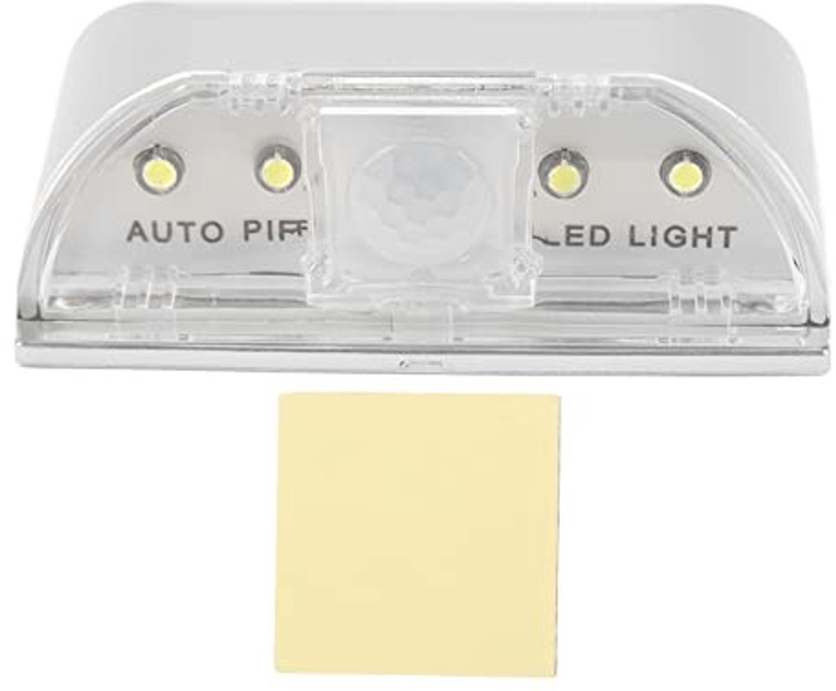 Dailygoods - Draadloze PIR Bewegingsmelder LED Nachtlamp voor Toiletten en Gangen