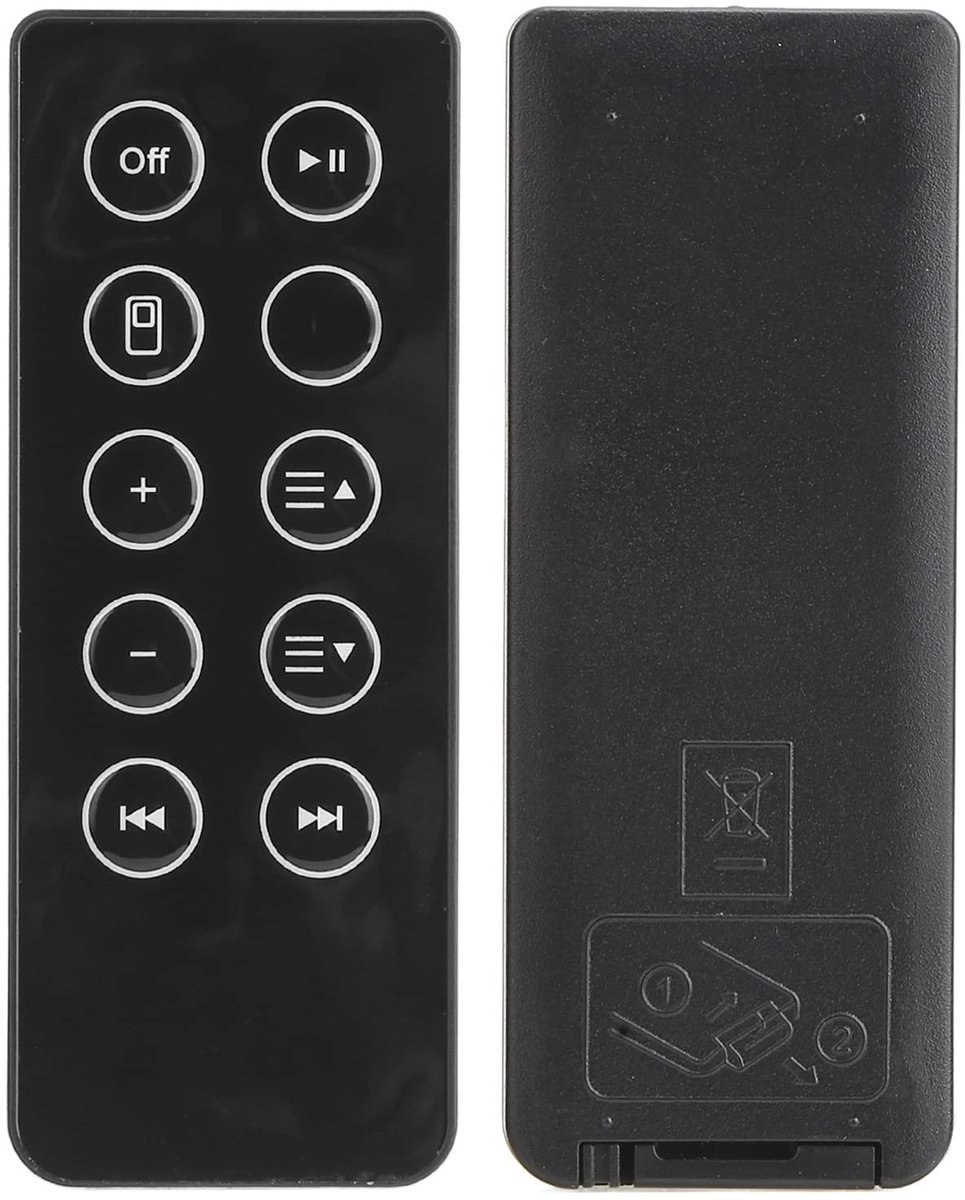 Dailygoods - Dailygoody - Vervangende afstandsbediening - Soundbar afstandsbediening - Eenvoudig te bedienen - Compact formaat - ABS-materiaal - Geschikt voor dive..