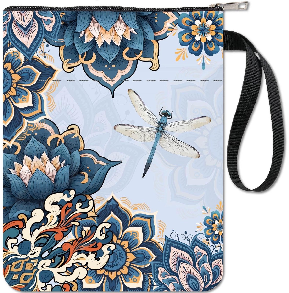 Dailygoods - Dailygoody - Boho-boekomslag - Bloemenprint - Harde kaft beschermhoes - Waterdicht - Cadeau voor boekenliefhebbers - Geschikt voor vrouwen en lezers