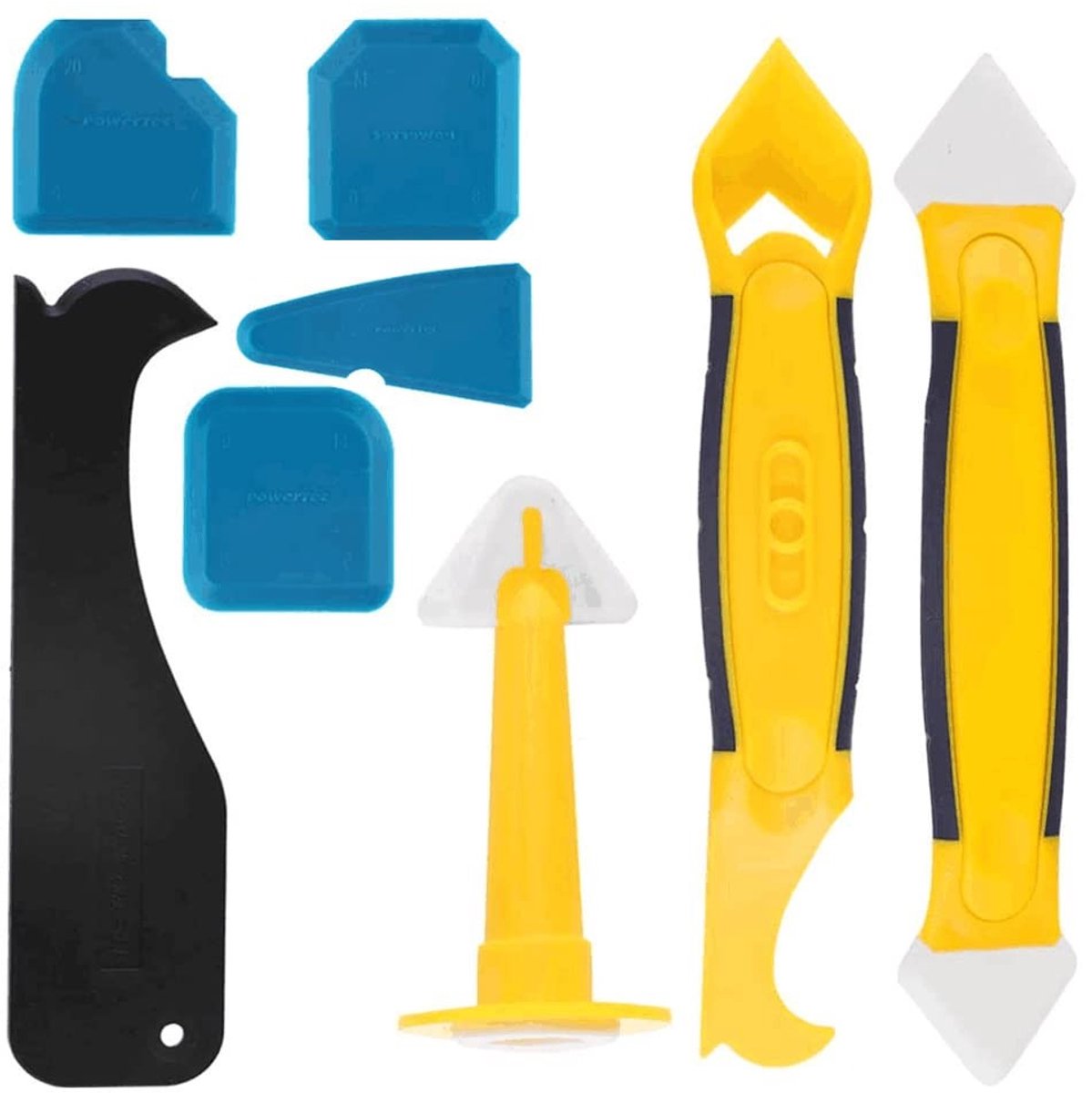 Dailygoody - Kit voor Kitverwijdering - 3-in-1 Tool voor Keuken en Badkamer - Handig in gebruik - Professionele afwerking - Veelzijdig en makkeli
