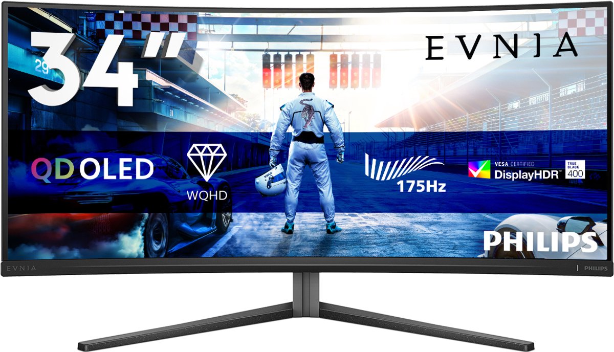 Philips Evnia 34M2C6500 - Ultrawide QD-QHD Curved Gaming - Product - €581,05