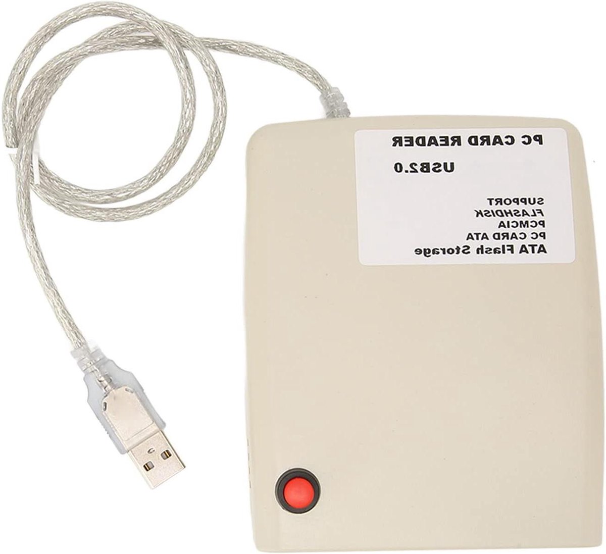 PCMCIA Kaartlezer - ATA Adapter - Gegevens Lezen - Stabiele Transmissie - USB 2.0 - Zwart