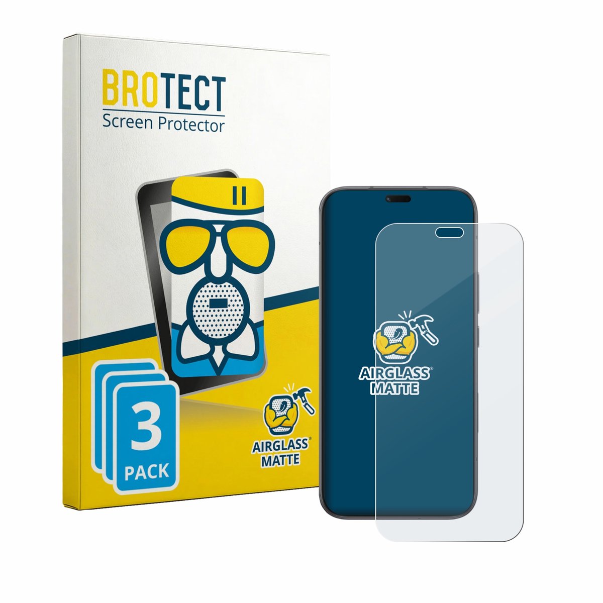 BROTECT - Screenprotector voor Honor X80i - Folie Beschermfolie Beschermglas matte 3 Stuks