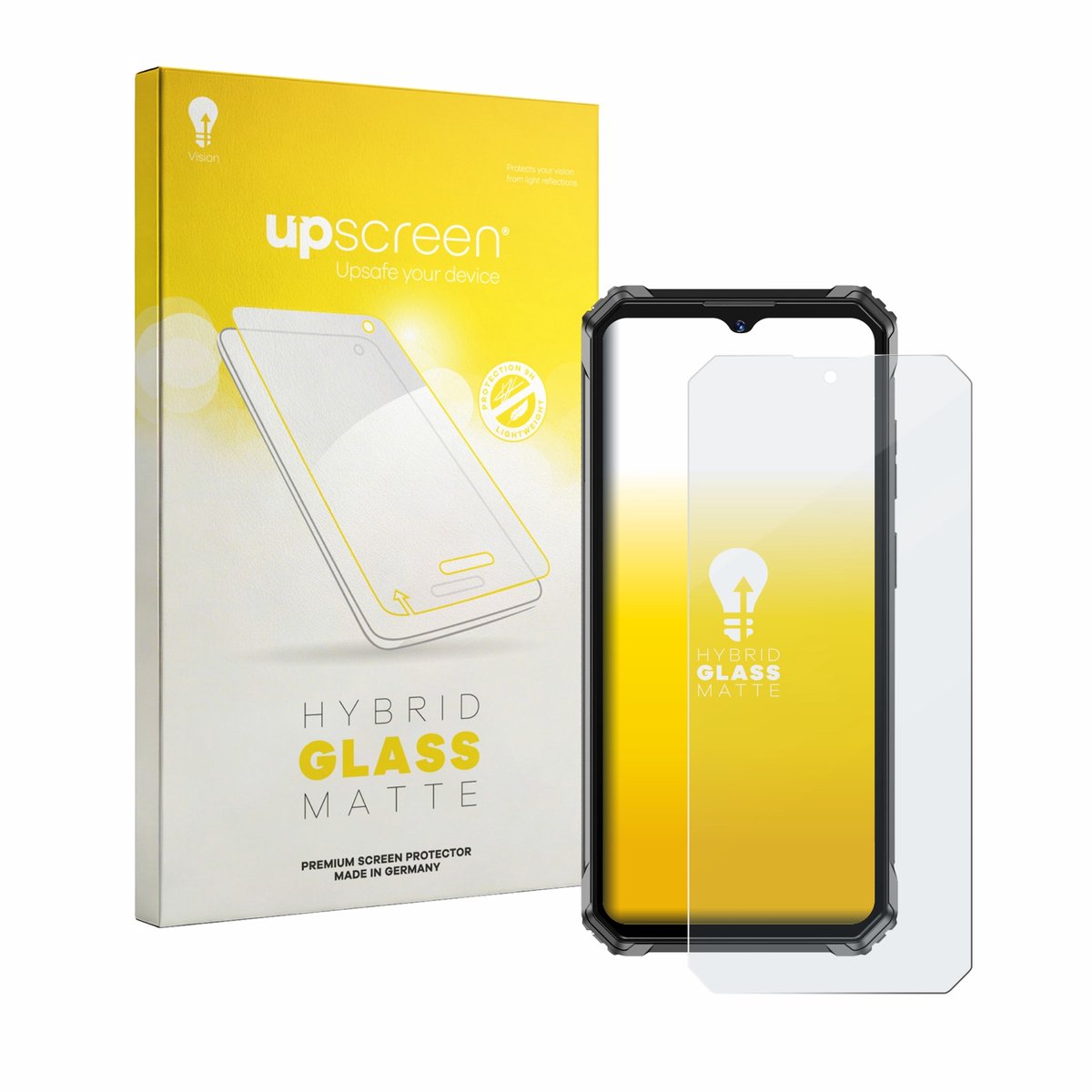 upscreen - Screenprotector voor Oukitel G7 - Folie Beschermfolie Beschermglas matte