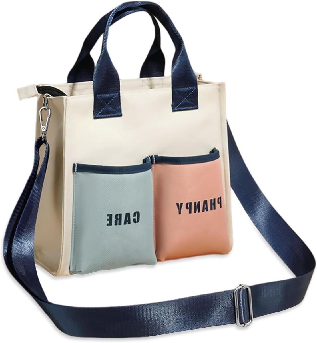 Babyluiertas - Multifunctionele tas - Waterdicht Reizen - Lichtgewicht 320g - 24x11x23 cm - Wit