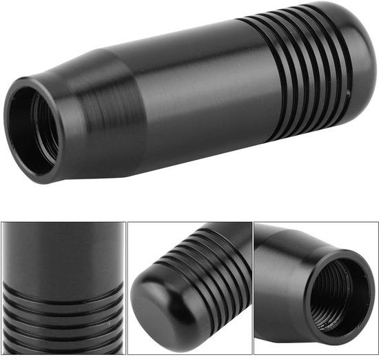 Schakelknop Auto - Versnellingspook Handvat - Comfortabel Rijden - Universele Pasvorm - 3 Adapters - Zwart van Merkloos — afbeelding 3