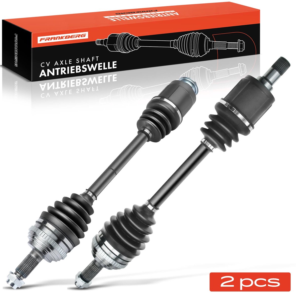 Frankberg 2x aandrijfas vooras links/rechts voor Honda HR-V GH