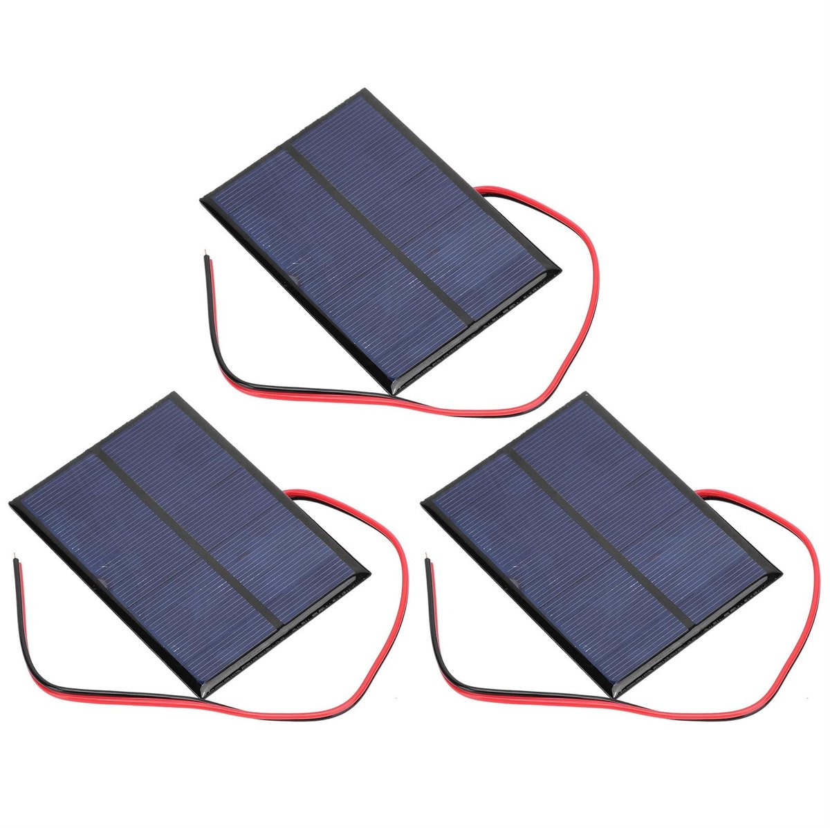 Golden crown - Mini-zonnepaneel - Zonne-energie - 3 stuks - 5 V - Voor doe-het-zelvers - Wetenschapsprojecten - Ideaal speelgoed