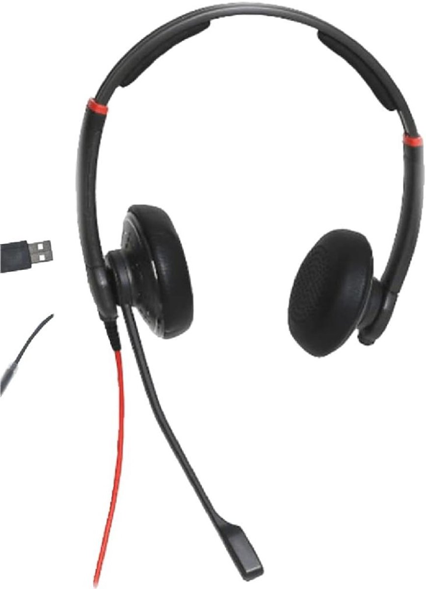 USB Headset - Computer headset - Online vergaderen - TAA compliant - 15876 g - Zwart