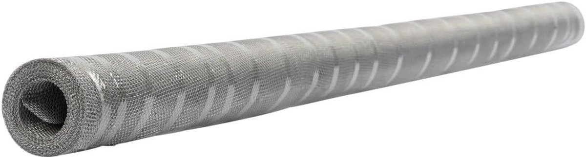 Schellenberg 58200 Aluminium vliegenscherm, insectenbescherming, gemaakt van aluminium, 100 x 120 cm, rol om zelf op maat te snijden.