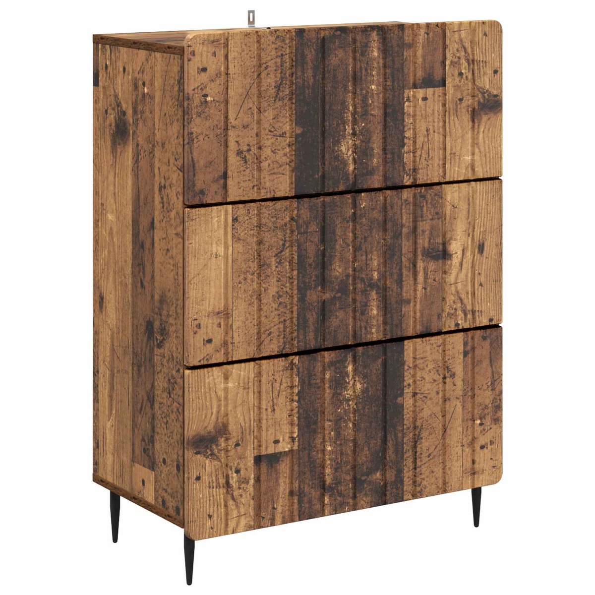 vidaXL Ladekast - 66 - x - 34,5 - x - 92 - cm - Bewerkt - hout - Oud - hout Oud hout