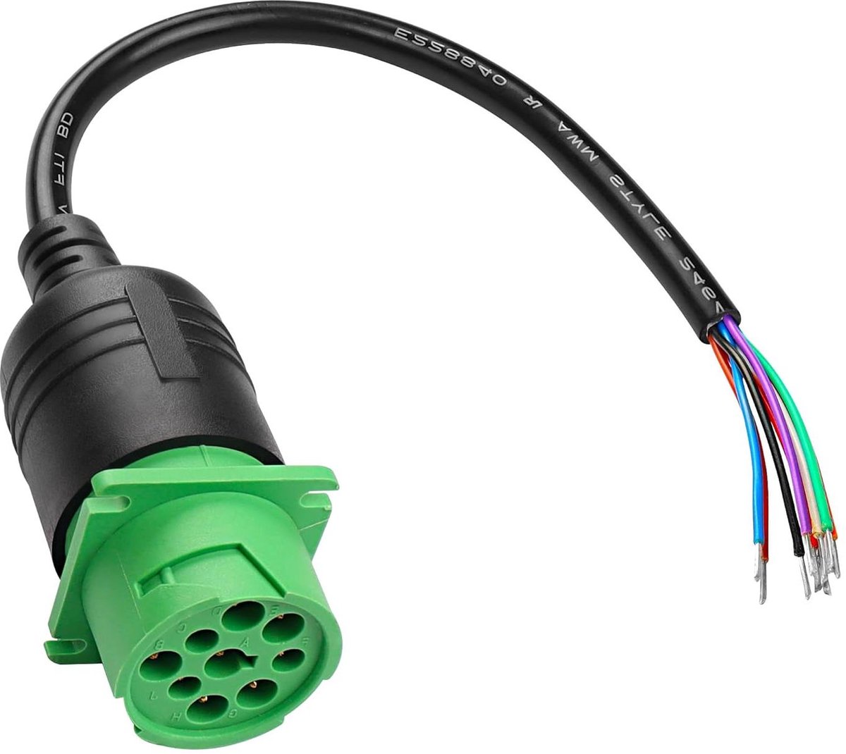 Diagnose Kabel - Adapter Kabel - Voertuig Diagnostiek - Open Draad Ontwerp - 30 cm - Zwart Groen