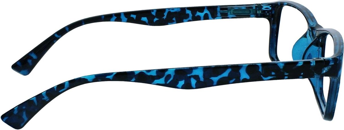 Leesbril 5 Stuks - Lezers Brillen - Duidelijk Zien - Designer Stijl Frame - Sterkte +2.00 - Blauw Schildpad