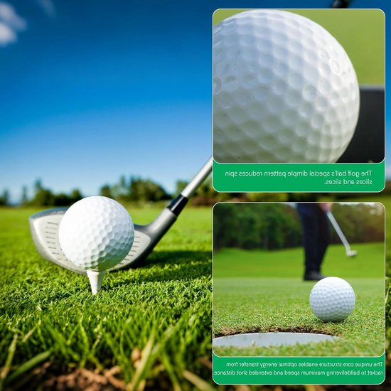 Dailygoods - Golfballen set van 4 stuks voor trainingsdoeleinden van Dailygoods — afbeelding 2