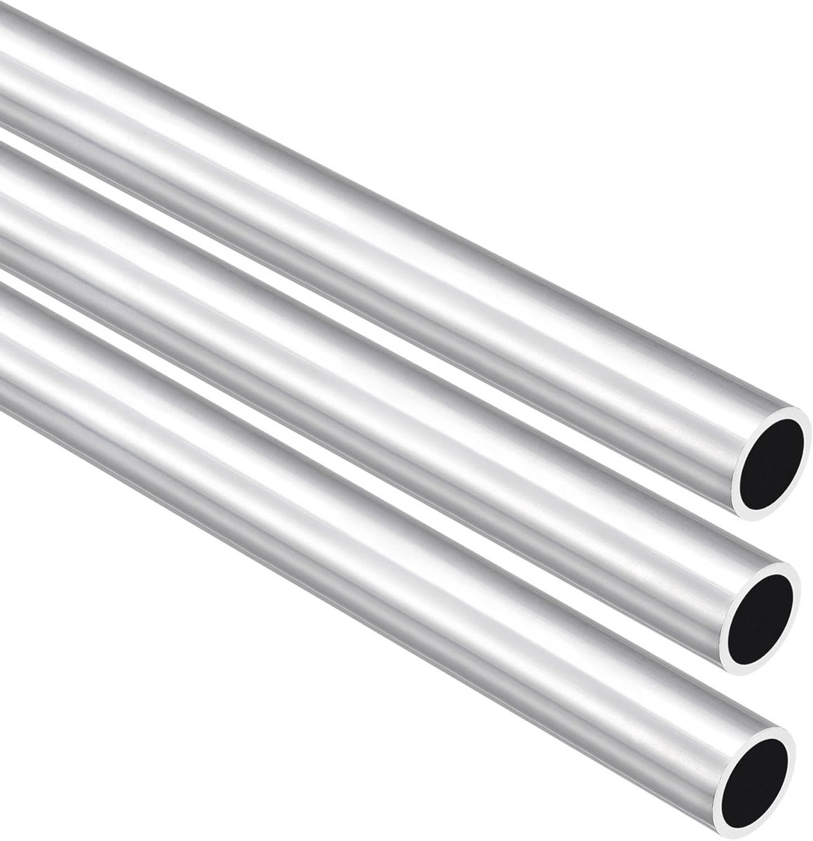 3-Pack Aluminium Ronde Buis 16mm OD x 13mm ID, 300mm Lengte voor Machinebouw en DIY Projecten