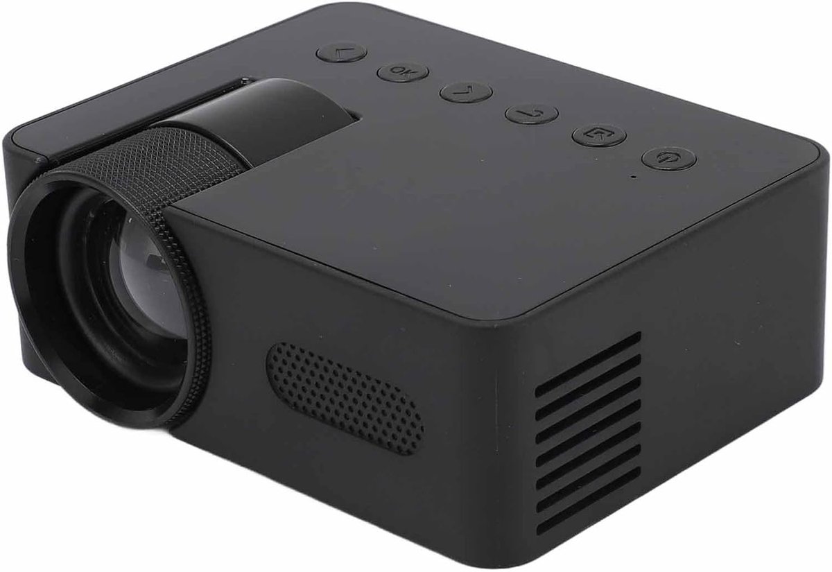 Full HD 1080P Mini Projector voor Thuisbioscoop, Draagbare Buitenprojector met Oogbescherming en Filmprojectie voor Thuis en Kantoor
