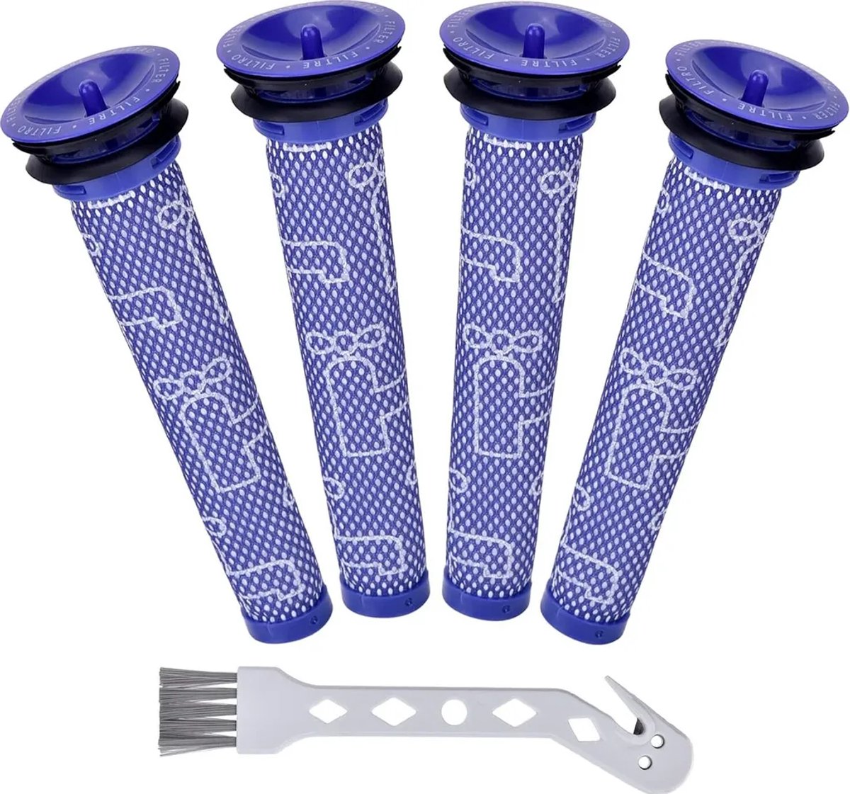Geschikt voor 4 vervangingsfilters Geschikt voor V6, V7 en V8