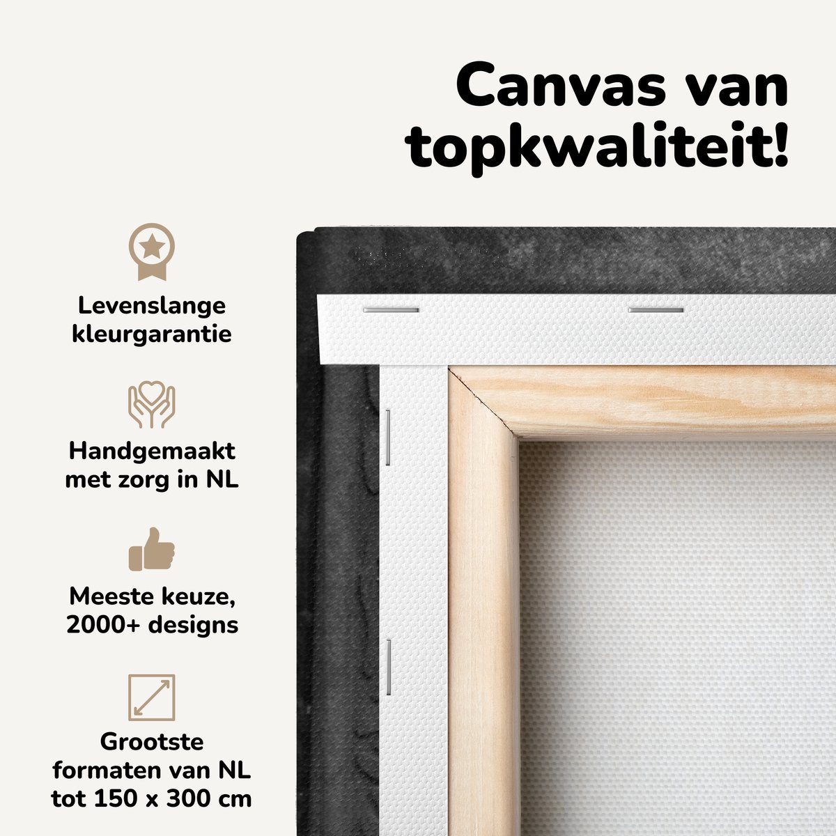 Canvas schilderij 60x40 cm - Wanddecoratie Een versleten mat op de vloer van de kapperszaa