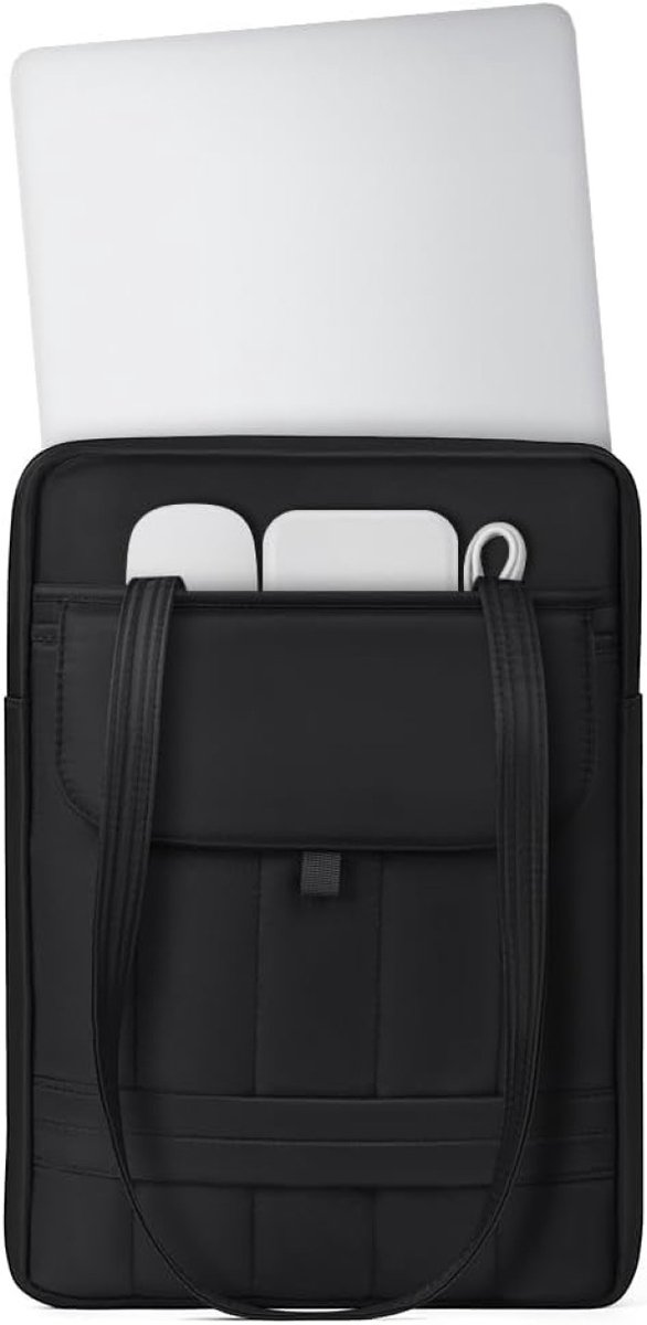 Gewatteerde Laptoptas 13-14 inch - Waterafstotend - Verticale Draagtas
