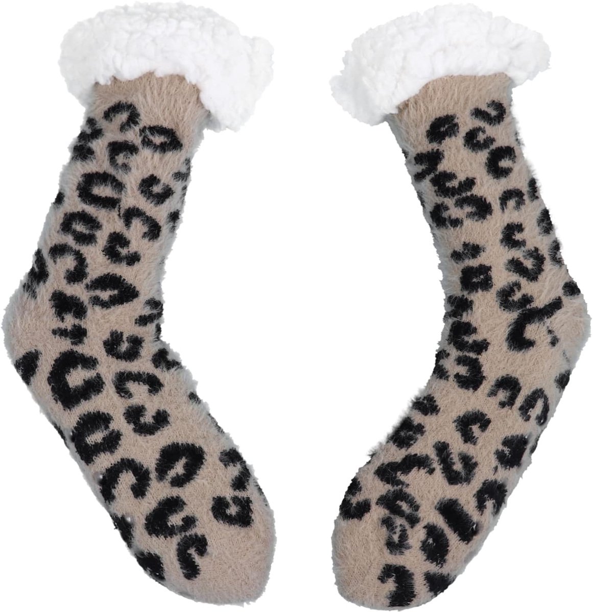 Dames Sokken - Huissokken Pantoffelsokken - Warmte Comfort - Zacht Elastisch - 39x11 cm - Assorti