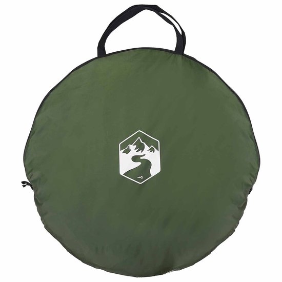 vidaXL - Pop-up - Toilet - Tent - met - Hangtouw - Groen - 97 - x - 126 - cm van Vidaxl — afbeelding 5