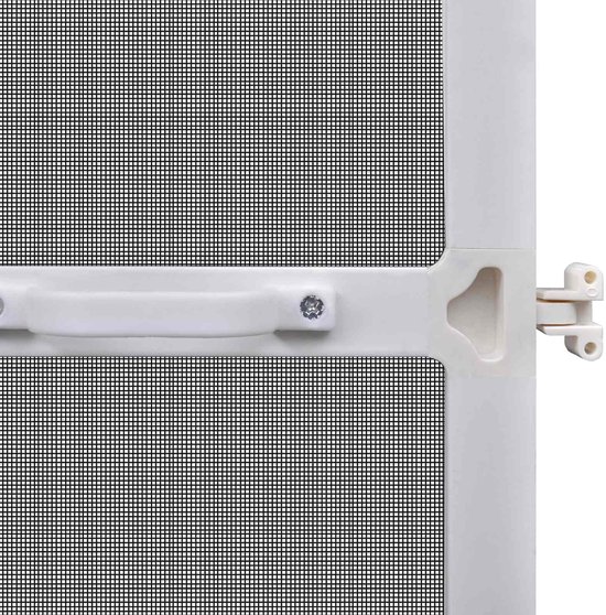 vidaXL - Scharnierend - Insectenscreen - Wit - en - Zwart - 120 - x - 240 - cm — afbeelding 5