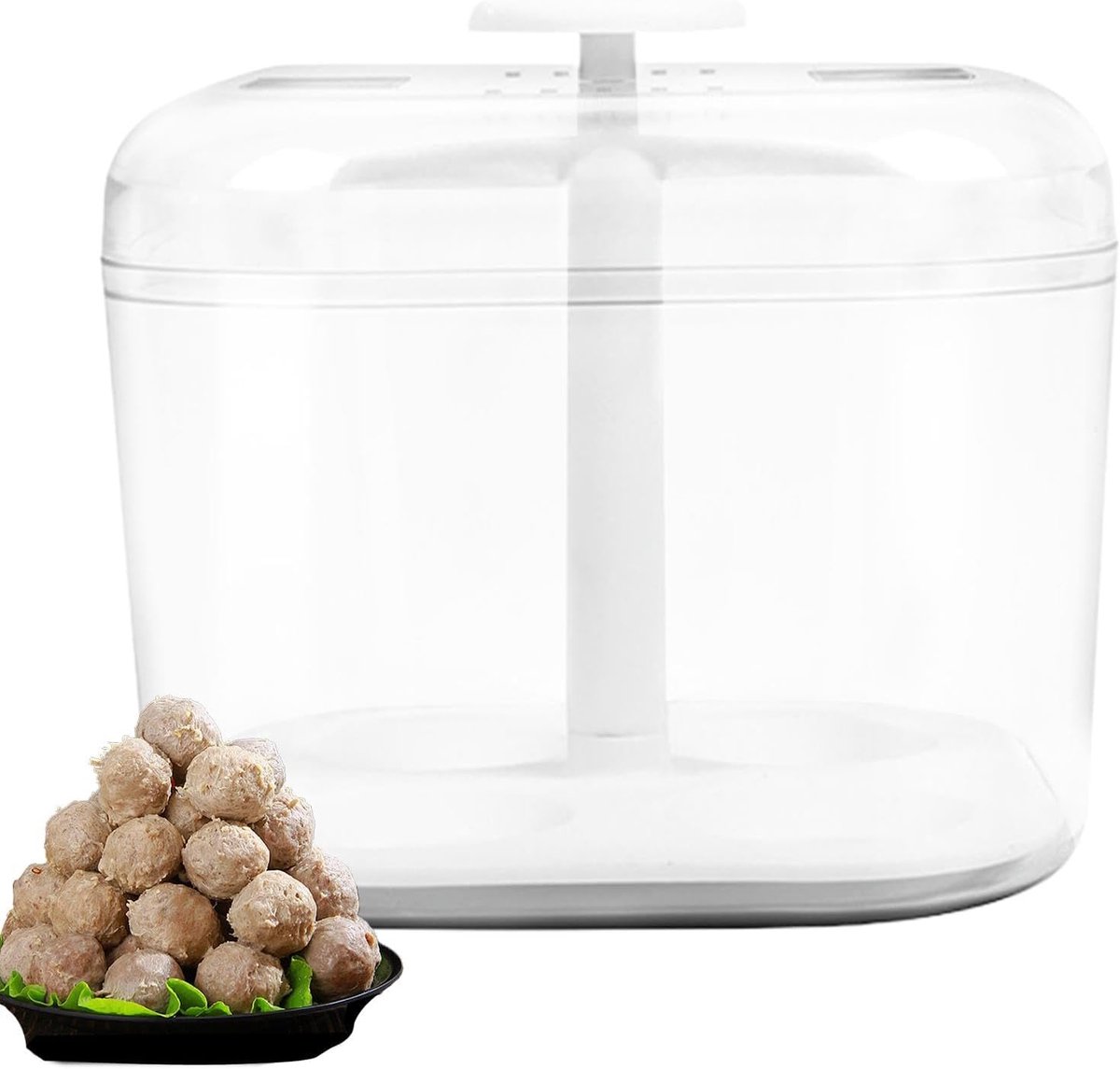 Efficiënt Bal Maken×2 Huishoudelijk Gereedschap voor Groenteballen, Rond