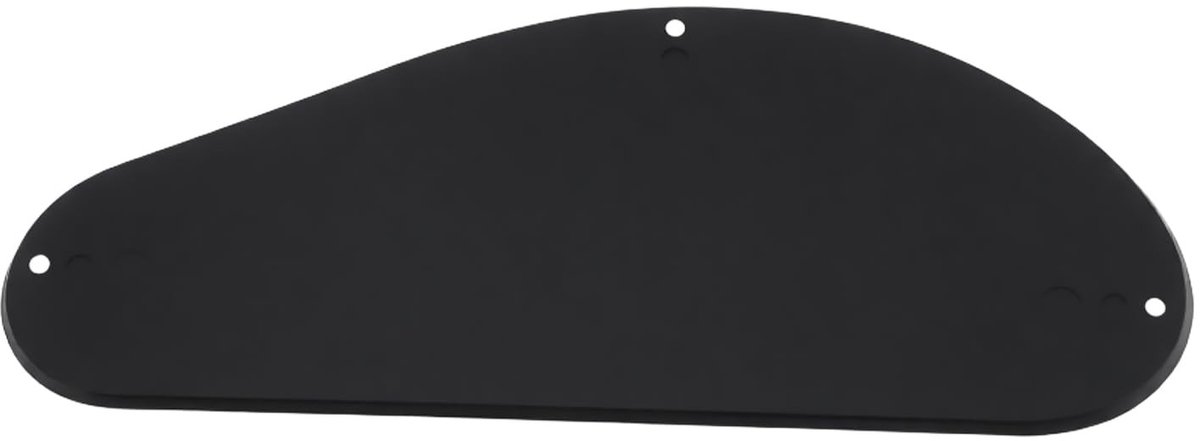 Dailygoods- Besturingskaart Achterkant - Kunststof - 18 x 7,5 cm - Compatibel met Hoge/Lage Gitaren - Corrosiebestendig - 3 Schroefgaten - Gitaaronderdeel