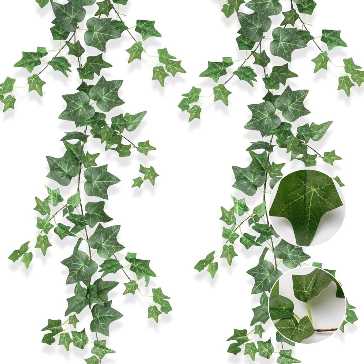 Dailygoods- Kunstklimop 180 cm - Kunstplanten voor binnen - Kunstplant in pot - Decoratie voor slaapkamer - Milieuvriendelijk - Veilig voor gezinnen en huisdieren