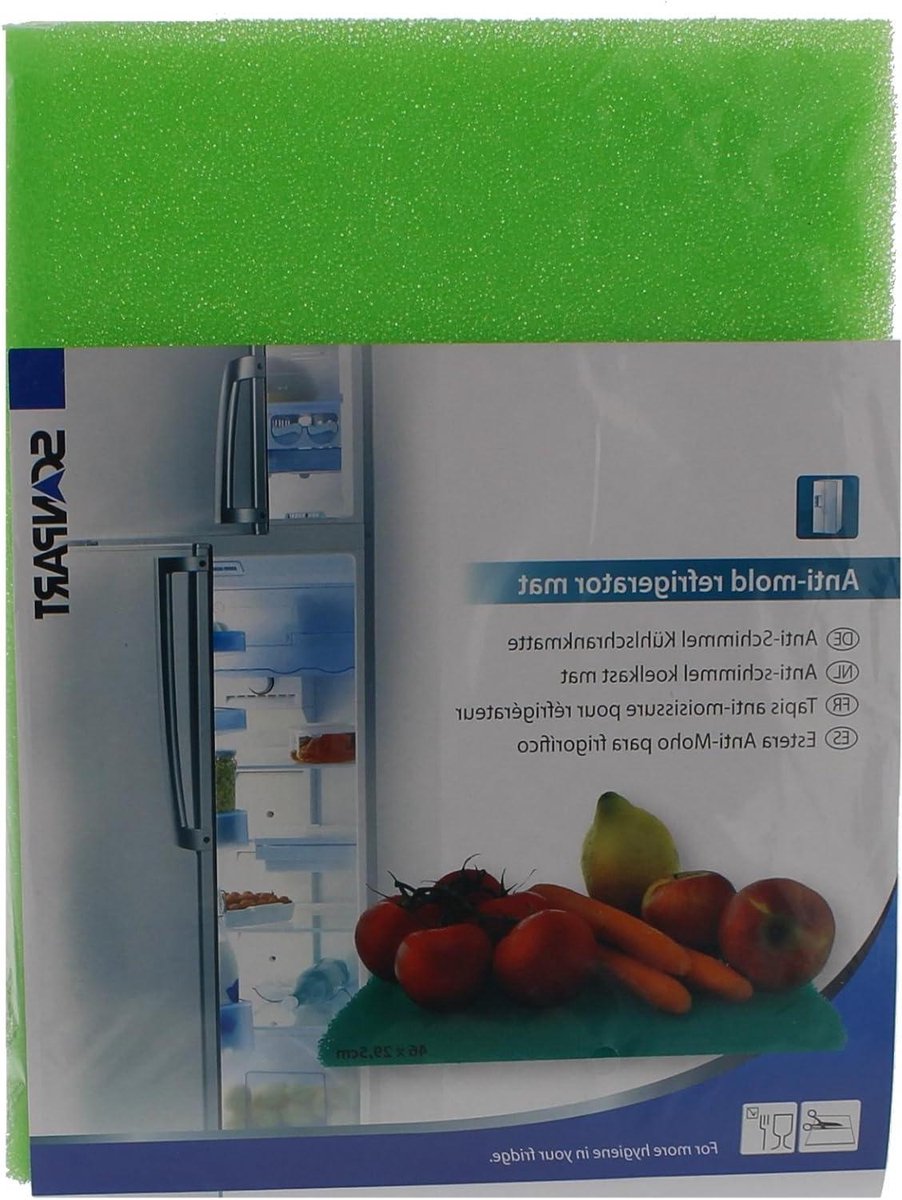 Anti-schimmelmat Koelkast - Vershoudmat Groenten - Fruit Langer Vers - Antibactierieel Ademend - Op Maat Te Snijden - Groen